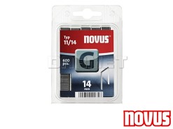 Zszywki tapicerskie typ 11, wymiary: 14 mm x 10,60 mm - 600 sztuk - NOVUS NV042-0388