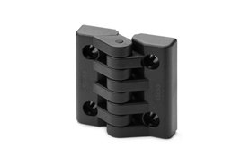 Zawias 49,5 x 48 mm | otwory pod śruby z łbem cylindrycznym M5 | czarny - ELESA+GANTER CFAX.49 CH-5