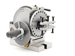 Podzielnica półuniwersalna do frezarki | urządzenie podziałowe DM-2730 + uchwyt tokarski 125 mm