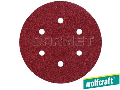 Krążki ścierne samoprzyczepne do szlifierek mimośrodowych, granulacja: 60, 120, 240, średnica: 150 mm - 12 sztuk - WOLFCRAFT WF1838000