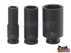 Nasadka udarowa długa sześciokątna 1/2", 920616-C, 16 x 78MM - TENGTOOLS (10178-1219)