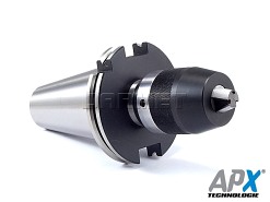 Trzpień DIN50 zintegrowany z uchwytem wiertarskim bezkluczykowym | zakres mocowania 1-13 mm - APX (7655)