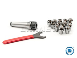 Oprawka zaciskowa do tulejek ER25 x 14 szt. - Morse 4 - komplet - ZM KOLNO (Typ 7711)