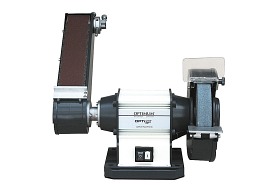 Uniwersalna szlifierka stołowa do metalu GU 20S z nasadą szlifierską | średnica tarczy 200 mm | 600 W | 230 V - OPTIMUM 3101570