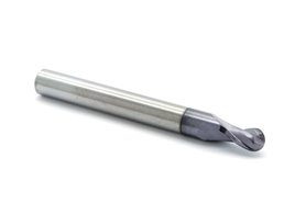 Frez 5 mm kulisty R2,5 | pełnowęglikowy | 2-ostrzowy | krótki | DIN6527-K VHM AlTiN - DARMET