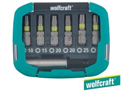 Zestaw końcówek TORX, długość: 25 mm, rozmiary: TX10, TX15, TX20, TX20, TX25, TX25 - 7 częściowy - WOLFCRAFT WF2978000