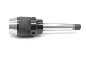 Uchwyt wiertarski bezkluczykowy samozaciskowy 0,5 - 10MM | zintegrowany z trzpieniem | gwint | płetwa wkręcana w zestawie - Morse MK2 - DARMET