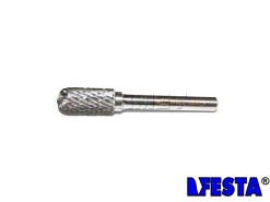 Pilnik obrotowy walcowy zaokrąglony WRC | frez do metalu | 8MM x 18MM | chwyt 6MM | długość 60MM - FESTA