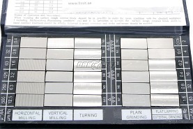 Wzorce chropowatości powierzchni Ra 0,05 - 12,5| zestaw - Limit 53700100