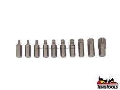 Zestaw nasadek sześciokątnych z system Torx i chwytem kwadratowym 1/2", TTTX23 - 20 szt. - TENGTOOLS (6886-0105)