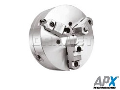 Uchwyt tokarski samocentrujący spiralny, stalowy, 3 - szczękowy: 125MM - APX (3505)