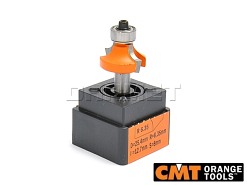 Frez zaokrąglający R6,35 do drewna z łożyskiem dolnym | 25,4 x 12,7 x 8 mm - CMT (938.254.11)