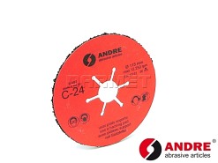 Tarcza fibrowa do czyszczenia marmuru, betonu - 115 x 22,2 mm | ziarnistość C24 - ANDRE 820002