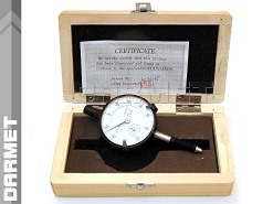 Czujnik zegarowy udarowy wodoodporny | zakres 0 - 10 mm / 0,01 mm - DARMET 539D-053