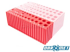 Stojak na wiertła 1 - 13,5 mm | 30 otworów | kolor czerwony (2028)