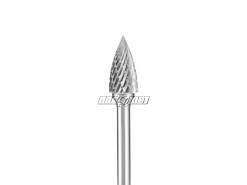 Pilnik obrotowy łukowy ostry SPG, frez do metalu VHM - 12 x 25 mm Standard Line - G122508-DZ