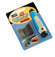 Zestaw 10 ostrzy S10 TiN z rękojeścią NG-1 GOLDEN SET - NOGA NG8152