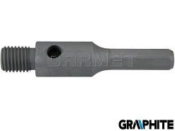 Adapter sześciokątny do otwornic diamentowych - GRAPHITE (57H880)