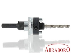 Uchwyt szybkomocujący do otwornic bi-metalowych hss o średnicach 32 - 152 mm, sześciokątny ZE 5 "Quick - Release" - Abraboro (AB30305000)