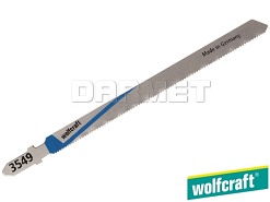 Brzeszczoty do wyrzynarek z trzpieniem "T", do metalu, głębokość cięcia: 1-3 mm - 2 sztuki - WOLFCRAFT (WF3549000)