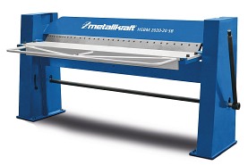 Ręczna zaginarka obrotowa HSBM 2020-20 SB do blach z segmentowanymi narzędziami górnymi| długość robocza: 2020 mm - METALLKRAFT 3772920