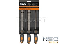 Zestaw pilników do drewna 200MM - 3 sztuki - NEO TOOLS (37-600)