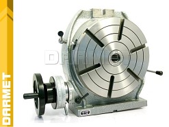 Stół obrotowy do frezarki, podziałowy (pion i poziom) 250 mm - DARMET TSL-250