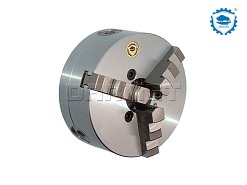 Uchwyt tokarski samocentrujący spiralny, stalowy, 3 - szczękowy: 125 MM (DIN 55029) - BISON BIAL (3544-125-3)