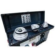 Wiertarka kolumnowa DQ 32 z napędem pasowym | 1100 W | 400V  -  OPTIMUM 3191049