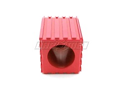 Stojak na narzędzia z chwytem walcowym | 32 mm | kolor czerwony (2057)