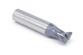 Frez trzpieniowy z chwytem walcowym do metalu 16 mm | 2-ostrzowy | DIN 6527-A VHM/TiAIN - DARMET