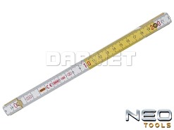 Miara składana drewniana, długość 2M - NEO TOOLS (74-020)