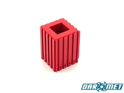 Stojak na noże tokarskie plastikowy |  25 mm x 25 mm | kolor czerwony (2311)