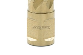Wiertło koronowe z chwytem Weldon 3/4" | Gold-Line - 15 x 55 mm - KARNASCH 20.1270U015
