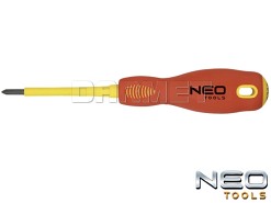 Wkrętak krzyżowy Pozidriv, izolowany - PZ1 x 190MM - NEO TOOLS (04-062)
