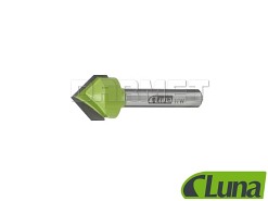 Frez bruzdujący, stożkowy 90° do drewna | 9,5 x 12,7 x 8 mm - LUNA (21014-0109)