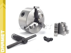 Uchwyt tokarski samocentrujący, żeliwny, 3 - szczękowy: 125MM - (DK11 - 125)
