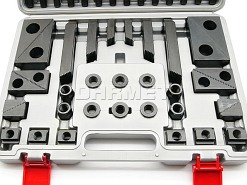 Płytki dociskowe | zestaw 58 elementów mocujących M16/18 mm