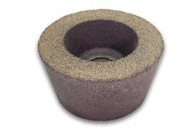 Ściernica garnkowa stożkowa z wkładką gwintowaną  typ 1114 - 100/80 mm × 50 mm × M14 - W20E20K45 - 98C46Q5B630 - ANDRE 130063
