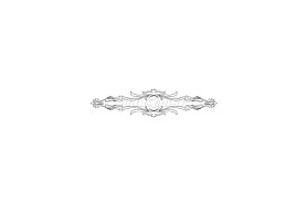 Szablon do rzeźbienia w drewnie | 550 x 120 mm | 2 sztuki | CMT (RCS-402)