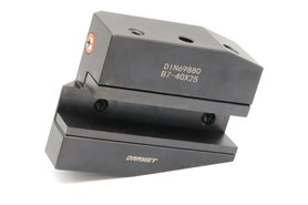 Uchwyt narzędziowy VDI 40 typ B7 | odwrócony, prawy, długi | do noży tokarskich 25 mm | B7.D40.H25 - Darmet