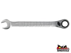 Klucz płasko-oczkowy z zapadką - 15MM - TENGTOOLS (10972-0805)