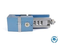 Imadło maszynowe z przestawną szczęką ruchomą 200 mm | Camlock | typ 6517-M200 - BISON-BIAL 326517180300