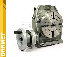 Stół obrotowy do frezarki, podziałowy (pion i poziom) 160 mm - DARMET TSL-160