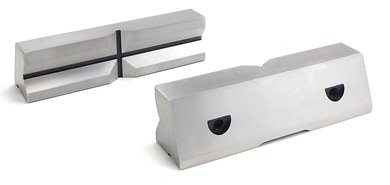 Wkładki szczękowe pryzmowe 100MM (komplet) do imadeł precyzyjnych FPZ