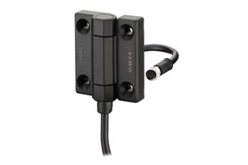 Zawias z przepustem przewodu elektrycznego 70 x 60 mm | otwory stożkowe M6, przewód do dołu, złącze żeńskie | przewody 4 m + 1 m - ELESA+GANTER CFM-PC.70-SH-6-C-C4+B1