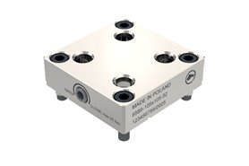 Podstawa do imadeł, system  Zero Point, rozstaw kołków 52 mm - BISON Typ 6589-104x104-52