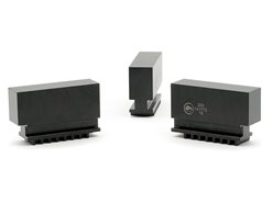 Szczęki jednolite miękkie 250 mm SJM | Komplet 3 szt. | do uchwytów 32**, 35**, 3-szczękowych - BISON-BIAL (398536050600)