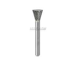 Pilnik obrotowy odwrócony stożek WKN, frez do metalu VHM - 6 x 8 mm Pro Line - KN60606-6