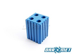 Stojak na oprawki ze stożkiem Morse MK1 kolor niebieski (2305) 50x50mm